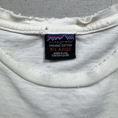 Vintage 90s Patagonia Distressed Shirt with Front Pocket Size XL Made USA