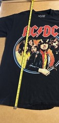 AC/DC Highway To Hell t-shirt Adult Medium Black Short Sleeve Double Sided 2024