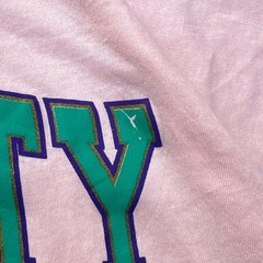 Vintage 80s Ocean City Maryland Sailboat Beach Pink T Shirt Single Stitch M USA