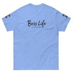 Boss Life african money back signature embroisery sleeve Unisex classic tee