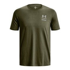Under Armour 1377651 Men’s UA Freedom Spine T-Shirt, Marine OD Green, Small