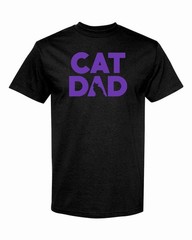 CAT DAD Adult T-Shirt Color Option A Multi Colors S-XXL FREE S&H!