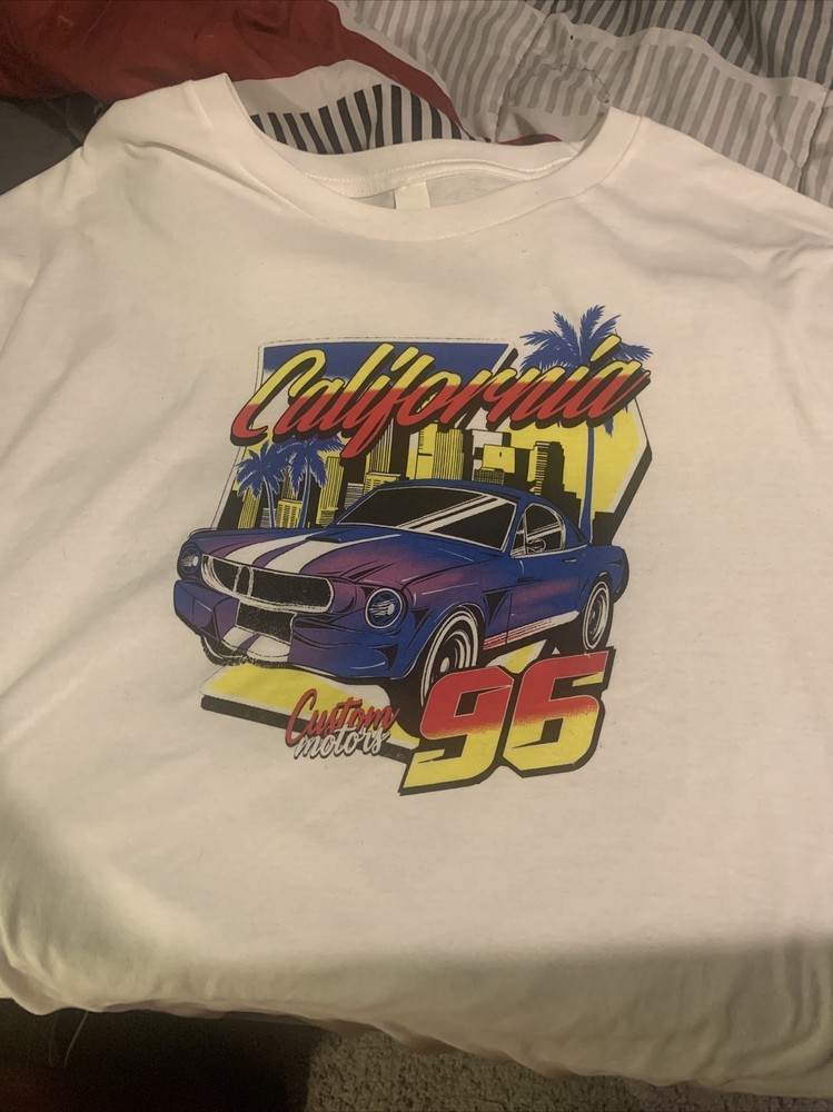 Hanes 2135Z0 T-Shirt for Men, Size L – White