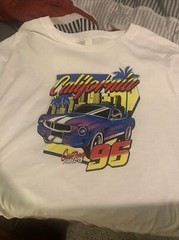 Hanes 2135Z0 T-Shirt for Men, Size L – White