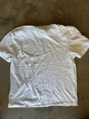 True Religion Men’s White Cotton Knit Logo Crew Neck Short Sleeve T-Shirt L