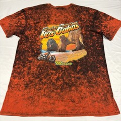 2016 Harley-Davidson Los Cabos Cabo San Lucas Acid Wash Lava Tie Dye T-Shirt 2XL