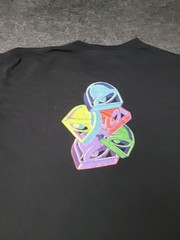 Taco Bell Shirt Mens 2XL Black V Neck Logo Graphic Fast Food Tee T-Shirt