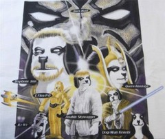 Star Wars Epawsode I Episode Big Dogs T Shirt 5X 6X White Panting Menace New
