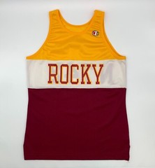 Vintage 80s 90s Champion Mens Large Color Block Mesh Tank Top Track Jersey Shirt