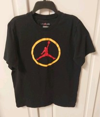 Nike Air Jordan DNA JUMPMAN LOGO 23 Signature Black Men’s T-Shirt Large Tee