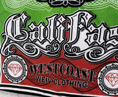 WEIV West Coast Clothing T-Shirt Medium Black Graphic Streetwear 90’s USA Made