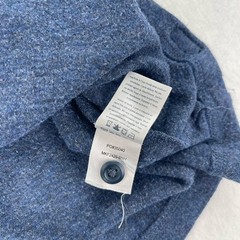 Faherty Henley Shirt Mens XL Blue Navy Cloud Cotton Textured Long Sleeve