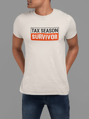 100% cotton Tax Season Survivor T-shirt, choose your color and size FC030