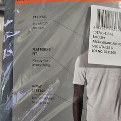 NWT Pair of Thieves Mens T Shirt Large 2pk Classic Athleisure Minimalist Tagless