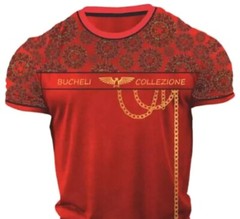 Men’s Bucheli Cotton T Shirt,Italian Style,Slim Fit,Stretch S M…..A1.A