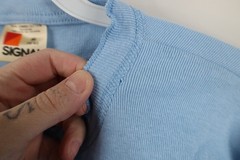Vtg 80s 90s Streetwear Mens Medium Blank Thermal Ribbed Knit Henley T-Shirt USA