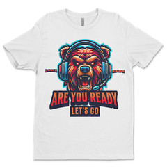 Custom T-Shirt, Are You Ready Dtf Print On Next Level T-Shirt unisex Soft Cotton