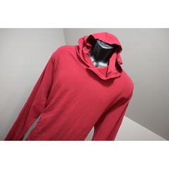VRST Hooded Shirt Mens XL Red Long Sleeve Cotton Modal Stretch Excellent