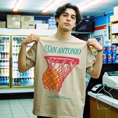 San Antonio Basketball Streetwear Graphic T-Shirt, Game Day Fiesta Tee