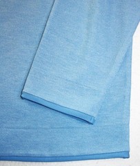 Three Sixty Six Mens 2X Pullover 1/4 Snap Mock Collar Long Sleeve Rib Knit Blue