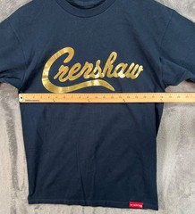 Marathon Clothing Crenshaw T Shirt Mens Medium Navy Blue Nipsey Hussle TMC