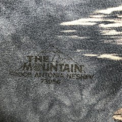 The Mountain Shirt Mens 2XL Black Wolves Moon Tie Dye Long Sleeve Graphic