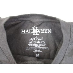 Rock Rebel Halloween II T-Shirt Mens Medium Black Michael Myers Flaming Mask Tee