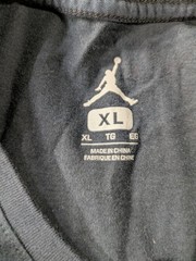 Nike Air Jordan Shirt Mens XL Black Flight Script Spellout Jumpman Wraparound