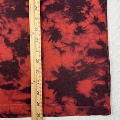 True Religion Tie Dye Arc Logo T-Shirt Streetwear Men 3XL Red Black Hype Y2K