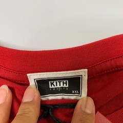 KITH Shirt Mens 2XL Cardinal Treats Plum Blossom Cotton Short Sleeve Floral Logo