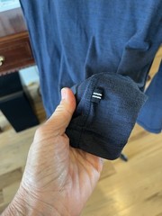 Nautica Navy Blue Lightweight Long Sleeve Shirt Men’s Medium