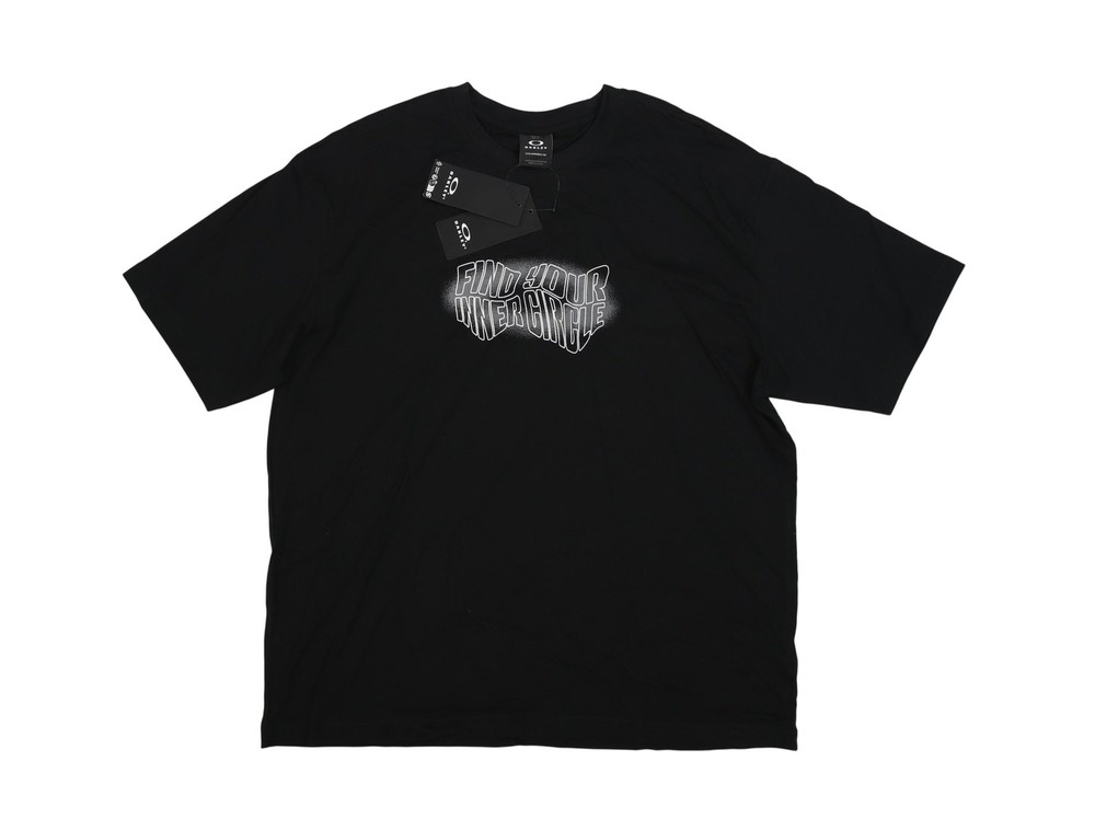 Oakley Shirt Mens Large Black Pursuit SS Find Your Inner Circle T-Shirt Tee