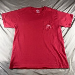 Guy Harvey BlueWater Firefighter Fire Department Swordfish Pocket T Shirt Size M