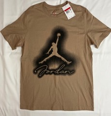 Nike Air Jordan Men’s Brown T-Shirt Sz Large Smokey Jumpman Logo HJ2330-257