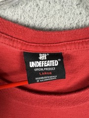 Vtg Undefeated T-shirt Men’s Large Red UNDFTD Streetwear Skater Hip Hop Grunge