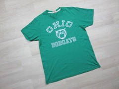 Homage Ohio University Bobcats T Shirt Adult (M) Adult Small Retro College Print