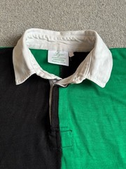Vintage Heavyweight Rugby Shirt Harlequin Style Stitched Number Size 42” Chest