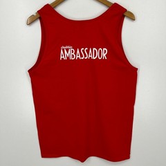 Chubbies Ambassador Tank Top Men’s M Red Sky’s Out Thighs Out New NWT