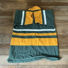 VTG South Africa Springboks Rugby Jersey Shirt Mens L Green Gold Embroider #24E2