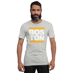 BOSTON BRUINS Run Style T-SHIRT Short Sleeve Tee Ice Hockey Team BOS Champions