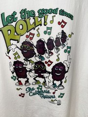 Vintage California Raisins TShirt XL White Let The Good Times Roll Graphic Tee
