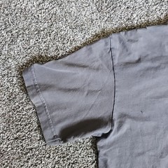 The North Face Size Medium Gray and Red Short Sleeve Shirt – Graphic is Cracking