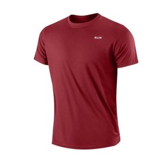 Mens Quick Dry Gym T Shirt Running Sports Lightweight Breathable Top