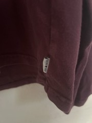 Lucky Brand Men’s T-Shirt Size L Color Burgundy 100% Cotton Long Sleeve Pullover