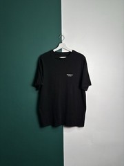 Represent T-Shirt Black Small Logo Embroidered Tee Mens Size S Streetwear