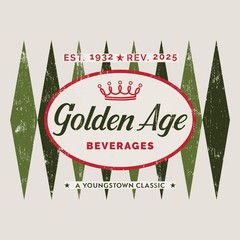 Golden Age Retro Logo Tee