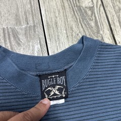 Vintage Bugle Boy Striped Tshirt XL Made In Usa 90s Retro