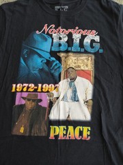 Biggie Smalls The Notorious B.I.G. Men’s T-Shirt Rest In Peace Rap Tee Large