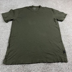 Paka Shirt Mens Medium Green Baby Alpaca Wool Blend Crew Neck Short Sleeve