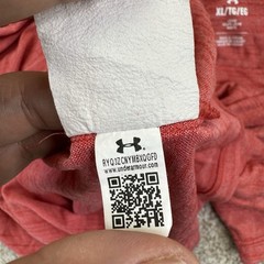 Under Armour Training T Shirt Mens XL Red Short Sleeve Raglan 1377843